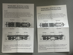 HO WALTHERS TRAINLINE 931-209 931-265 ALCO FA-1 FB-1 SET SOUTHERN # 2853 2853B