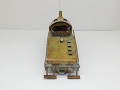 STEAM LOCOMOTIVE & TENDER 2 RAIL 0-4-0 BRASS O SCALE IMP C 16-A “PROJECT”