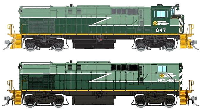 Rapido HO Scale ~ M420 British Columbia Railway #642 & #686 ~ DCC Sound ~ 33529