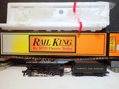 NICE MTH RAIL KING 30-1124-1 NORTHERN PACIFIC 0-8-0 SWITCH ENGINE W PS. TESTED