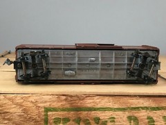 Vintage HO Scale Model Railroad Car Union Pacific Box Sliding Doors U.P. 186028