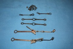 American Flyer K-5 Pacific Loco Linkage & Side Rods. Full Set. for #310,312