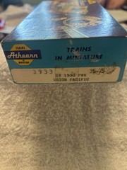 Athearn SW15 Union Pacific #1317 HO Switcher Original Blue Box ￼
