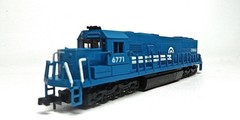 N Gauge 002651 CONRAIL Powered SD50-2 w/ Cab 8416 Excellent Tested Original Box
