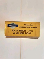Athearn Yellow Box Kit Roller Freight Tank A-512 Single Dome (B)