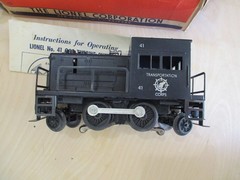 LIONEL U.S. ARMY GAS TURBINE UNIT No. 41 ORIGINAL BOX & INSTRUCTIONS