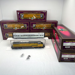 MTH Premier 20-2504-1 Union Pacific 6Car Rocket Set w Dash-9 Eng PS.2 O Used BCR