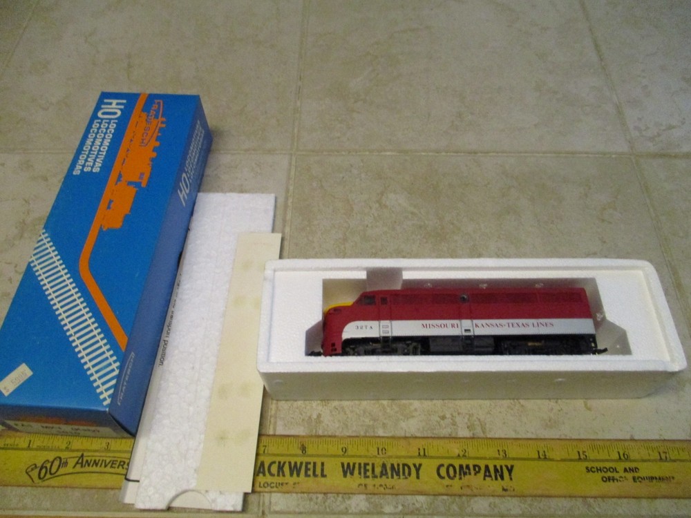 Frateschi HO Diesel Locomotive MKT Missouri Kansas Texas KATY FA1 327A 1010 Box1