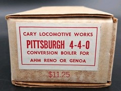 Cary Tyco Mantua Pittsburgh Conversion Boiler Kit General 4-4-0 Steam Locomotive