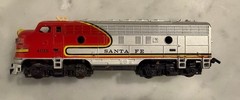 Lot of 5 HO Scale Locomotives: Santa Fe Illinois Central Gulf Bicentennial (#3)