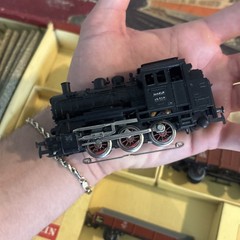 Märklin H0 3200 Train Set Vintage Steam Locomotive 3000 W/ Track Untested Used