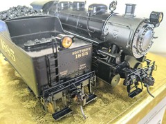 **PRO-PAINTED *ORIENTAL LIMITED BRASS USRA 0-8-0 STEAM HO *CAN MOTOR *RUNS GOOD!