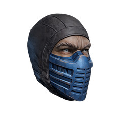 1:18 to 1:6 Scale Head [Unpainted]: Sub Zero (MK2) Read Description