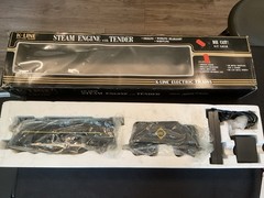 K-LINE 0-27 Die Cast 3005 Erie 4-6-2 Steam Locomotive W Whistling Tender In Box