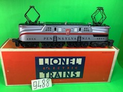 Lionel 6-18308 O Gauge PRR Silver GG-1 Electric Loco #4866 OB,Instruction
