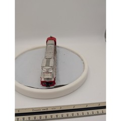 Silver Streak 4301 Diesel Locomotive Model Train Engine Red Silver HO Scale