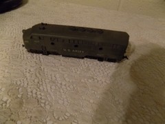 HO Scale Cox US Army EMD F3A Diesel Locomotive #4825 VERY NICE, Untested