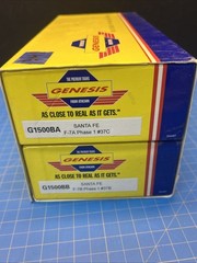 HO Athearn Genesis Santa Fe F7 AB Set G1500BA 37C & G1500BB 37B BOXED DC PHASE 1