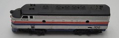 Athearn 3033 HO Amtrak F-7A DMY Diesel Locomotive #106