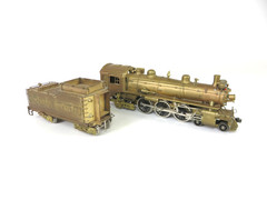 Pacific Fast Mail Brass HO Scale Canadian Pacific 4-6-2 G-2 Steam Locomotive