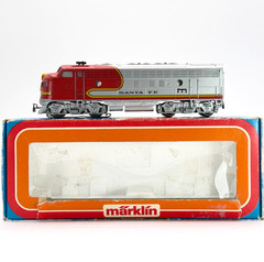 Märklin H0 4060 USA EMD F7 Santa Fe 337 USA A-Unit Dummy OVP 10 81 -MONI-