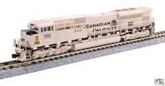 KATO 176-8542-DC N SCALE EMD SD70ACU CANADIAN PACIFIC CP 7021 Desert Tan