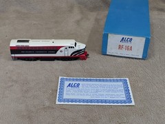 ALCO D-119A Baldwin RF-16A Sharknose Diesel Decorated #6001 HO Brass