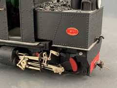 1:43 7MM On3 Backwoods Miniatures Brass 0-4-0+0-4-0T Garratt “K1″ RTR O3277