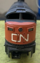 HO AHM Mehano Canadian National #6536 FM C Liner Locomotive Serviced Lot 922