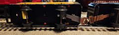 Marx O Gauge Commodore Vanderbilt Wind Up W Tender AND CABOOSE Works GOOD COND.