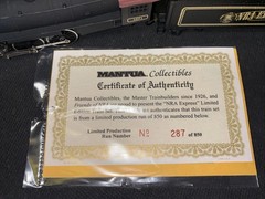 Mantua NRA Express 4-6-2 Pacific HO Steam Locomotive, Can Motor, Beautiful