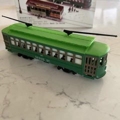2 HO Scale Train Classic Streetcars Powell & Mason #4 & Desire Street #463 NIB