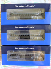 LNIB! BLACKSTONE “CHILI LINE” PASSENGER COACH 3-PACK HOn3 *LIMITED EDITION *HTF!
