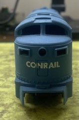 HO AHM Mehano Conrail #1577 FM C Liner Locomotive Serviced Lot B35