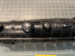 American Flyer S Train 302 Steam Locomotive Engine SHELL ONLY PART LOT F