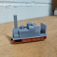 On18 STEAM LOCO kit #3. For Kato 11-109 Chassis. RESIN 3D Print. NEW!