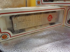 Bachmann HO train Swifts steel reefer Santa Fe Burlington hi cure lot 3