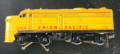 Postwar Lionel 0 #1065 Union Pacific Alco A Diesel Locomotive Switcher. XS107
