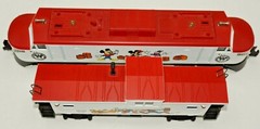 LIONEL O-GAUGE 6-18311 THE DISNEY ELECTRIC LOCOMOTIVE & 6-19723 CABOOSE