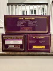 MTH Premier Atlantic Coast Line ABBA F-3 Diesel MT – 2088LP 20-2088-3 Set NIB