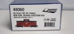 Rapido Trains 48060 New York Ontario & Western RR GE 44-Tonner 104 DCC Ready