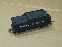 Mehano RSO ATEST Z-75157 Steam Locomotive 2416 Power tender Rocky Midland 4-6-2