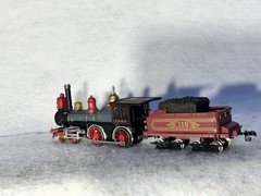 Beautiful Vintage Bachman Union Pacific RR American 4-4-0 Locomotive HO