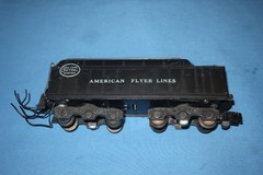 American Flyer S Gauge Hudson Steam Locomotive Tender w/e-unit.