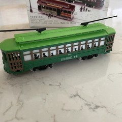 2 HO Scale Train Classic Streetcars Powell & Mason #4 & Desire Street #463 NIB