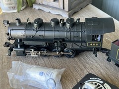 Lionel 425 O Gauge Pennsylvania Steam Engine & Tender w/Remote Tested & Working