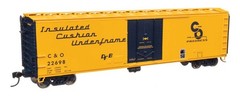 2854 Walthers HO 50′ PC&F Insulated Boxcar Chesapeake & Ohio #22742