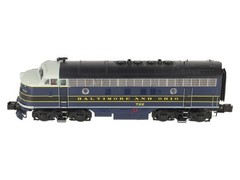MTH 20-20605-1 Baltimore & Ohio F-7 A Unit Dsl Engine w/PS3 (Hi-Rail Whls) #722