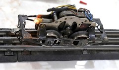 LIONEL PREWAR O GA #152 0-4-0 ELECTRIC, and 629, 630 PASSENGER CARS