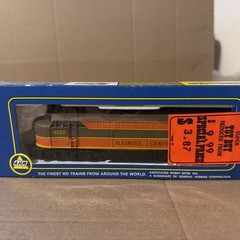 Locomotive ILLINOIS CENTRAL 4022 A H M Original Box HO Scale